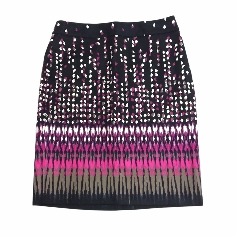 Ann Taylor Women's Abstract Print Pencil Skirt